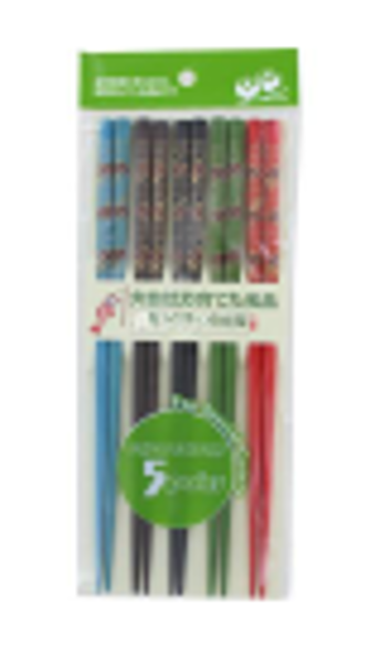 Slika Japanski štapići (mix boja) -  5 štapića u pakiranju