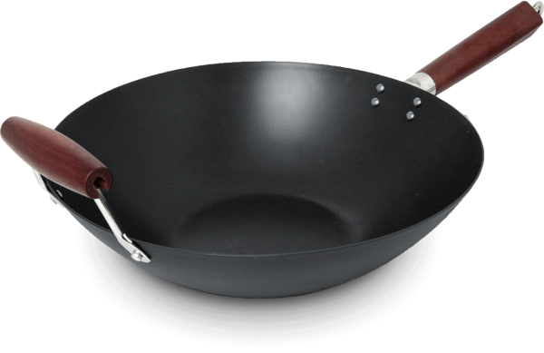 Picture of Wok with grip  Carbon steel